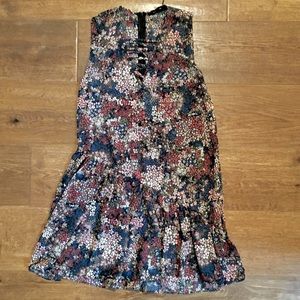 NWT Olivaceous Asymmetric Peplum Dress